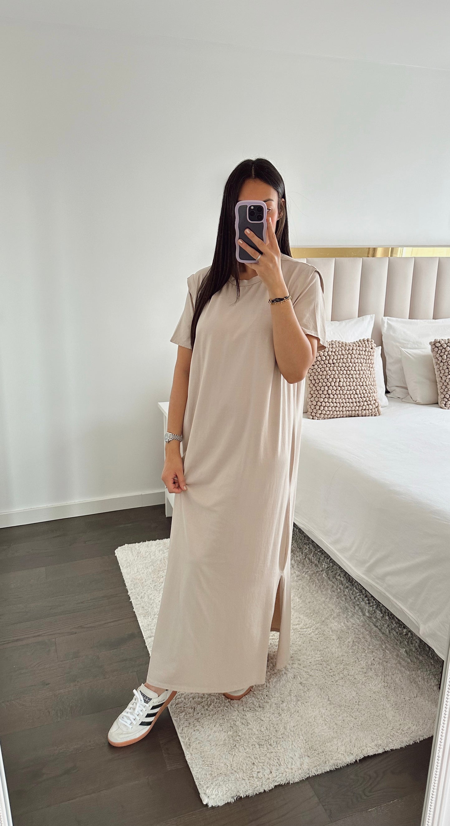Robe beige IRIS
