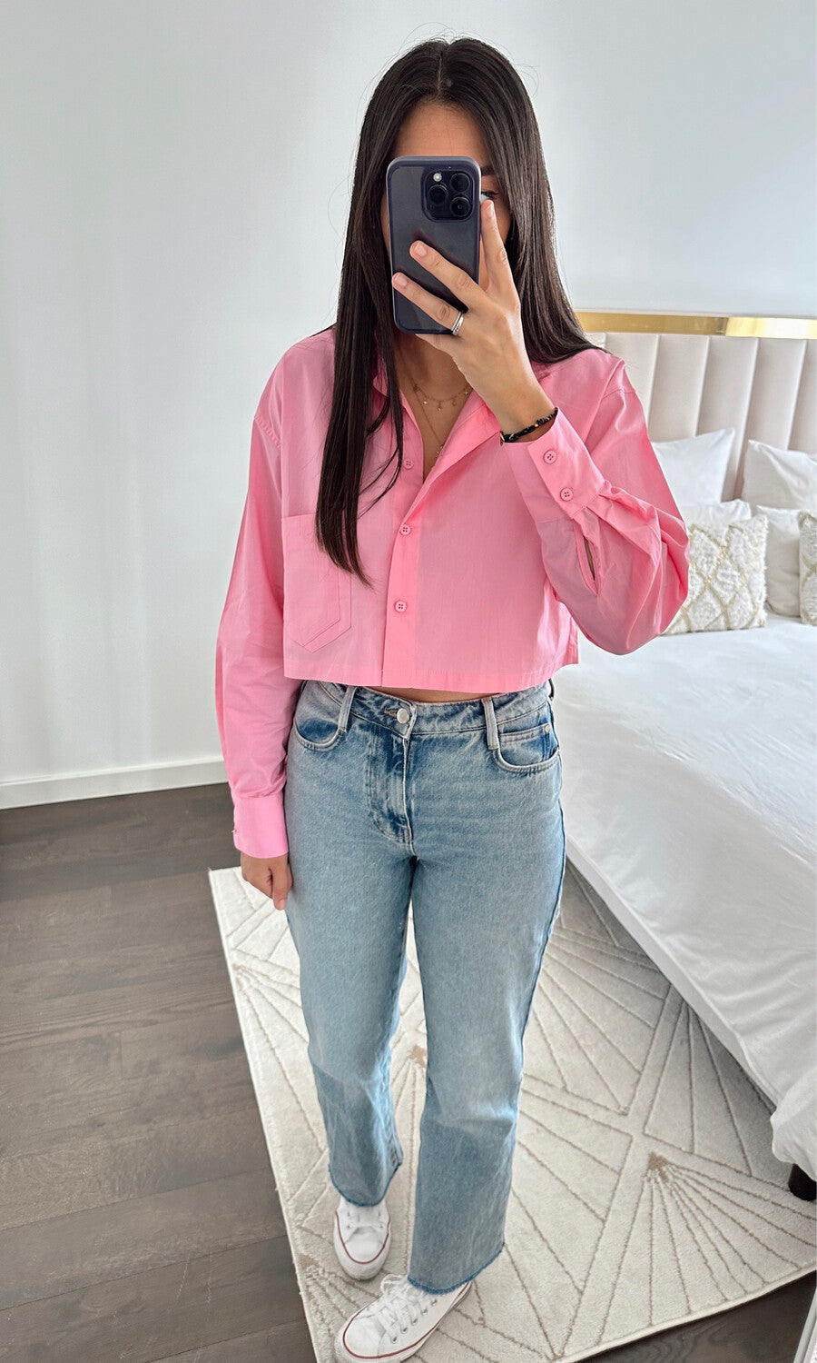 Chemisier rose ASTRID