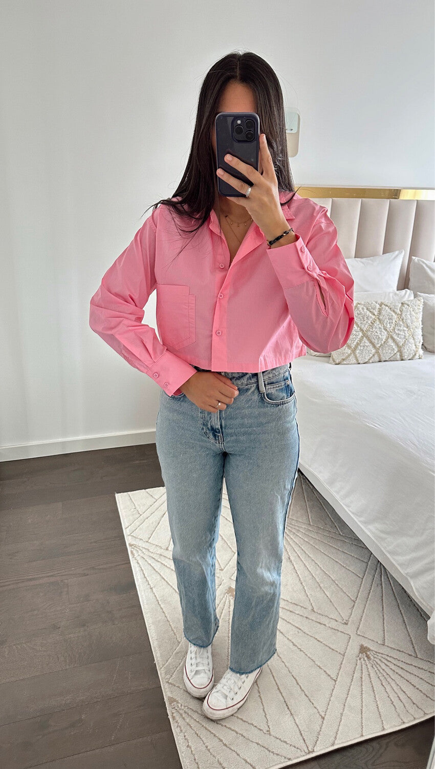 Chemisier rose ASTRID