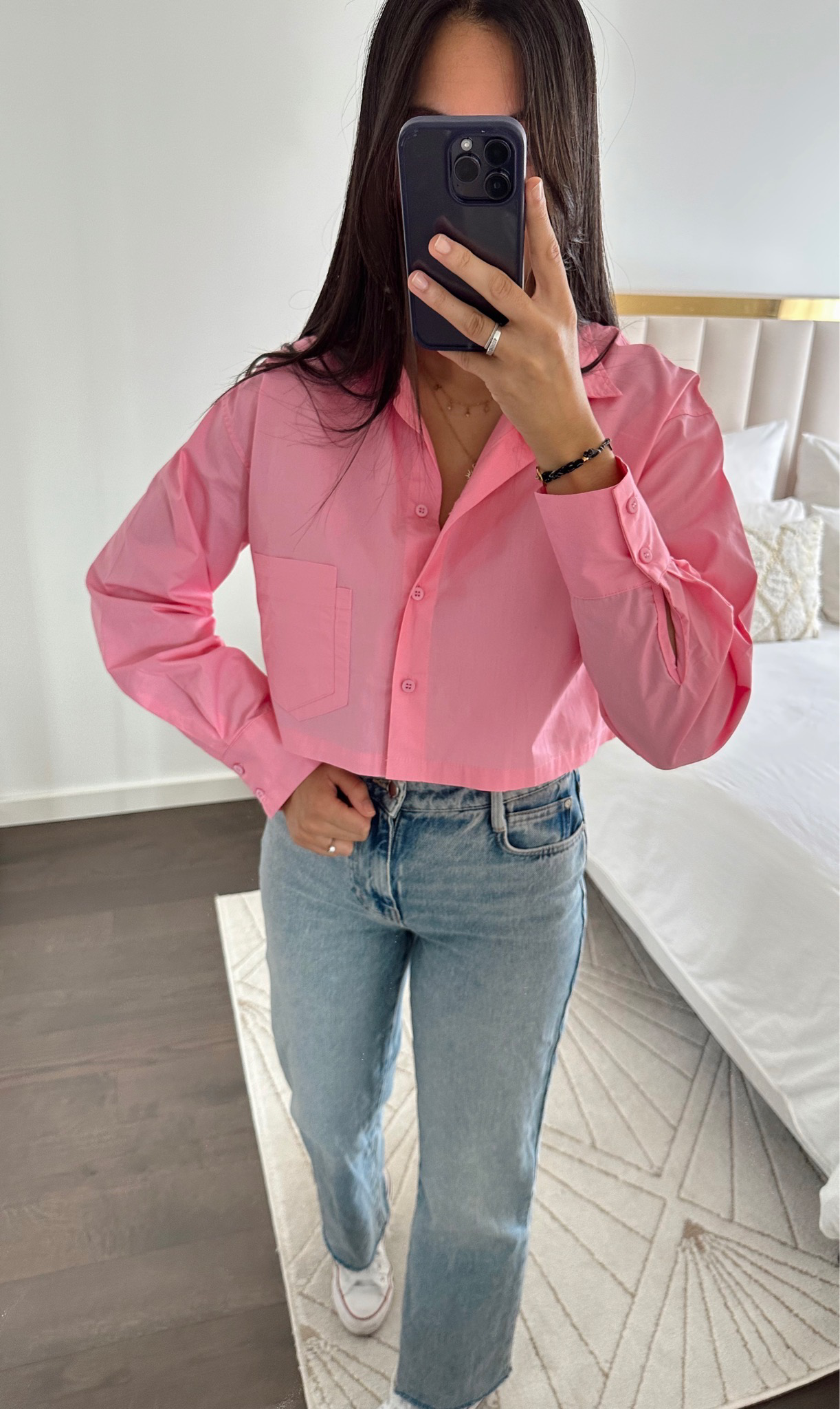 Chemisier rose ASTRID