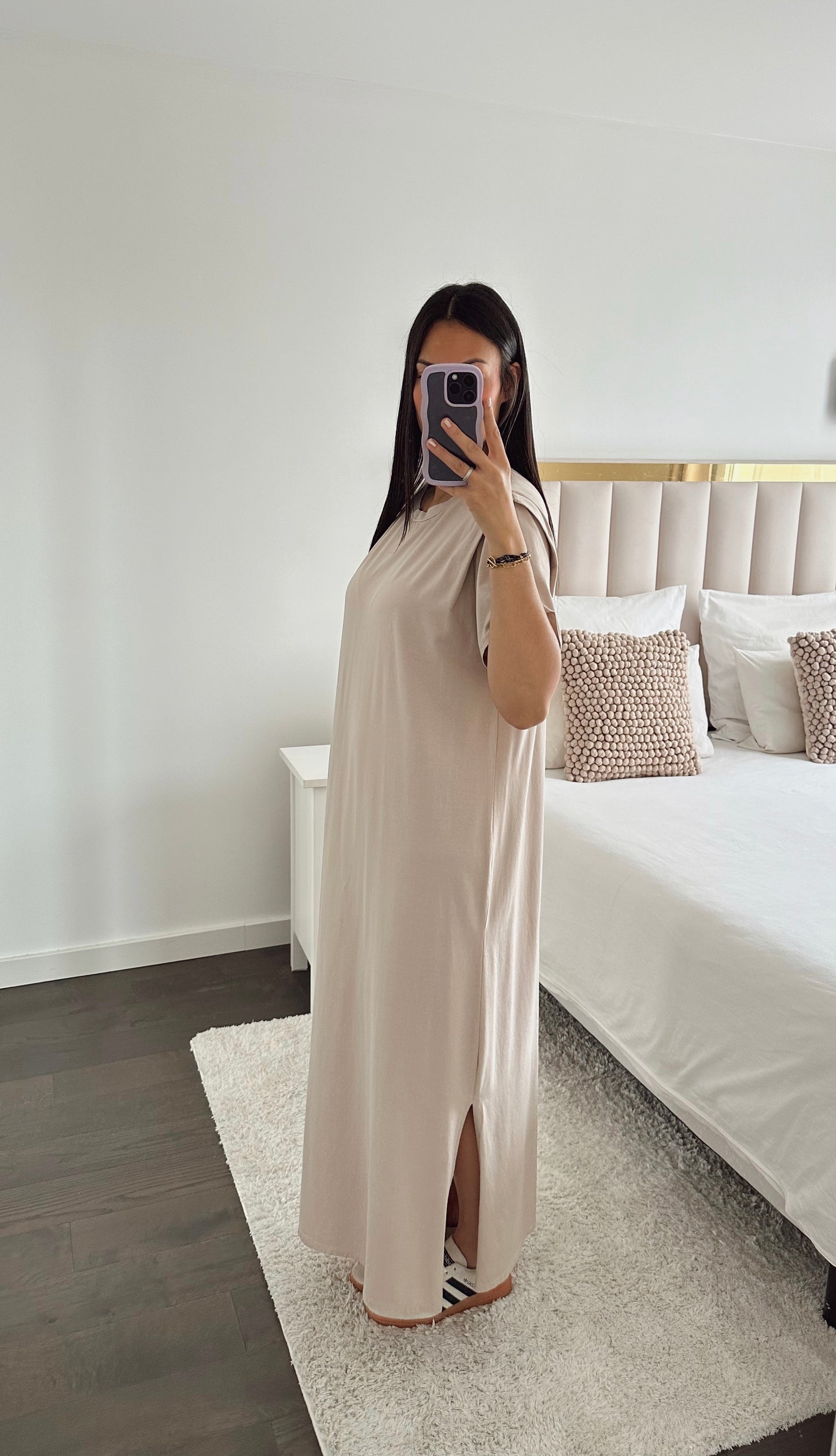 Robe beige IRIS