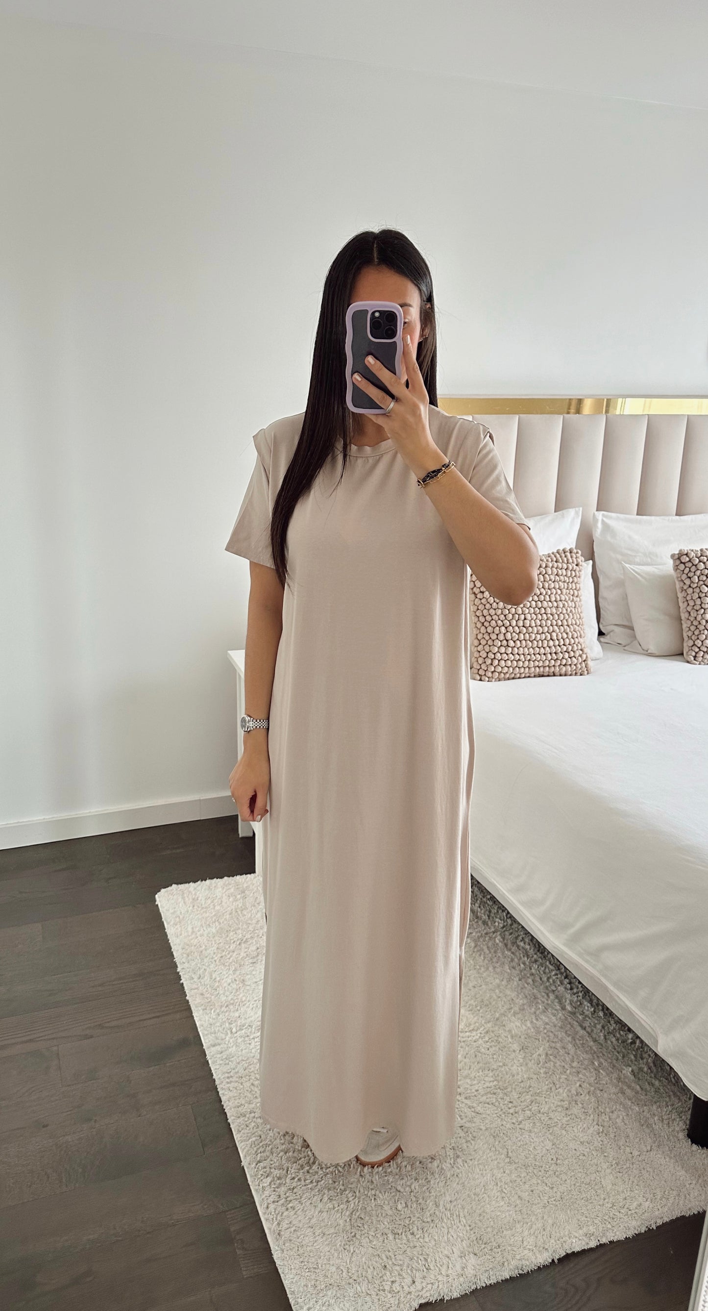 Robe beige IRIS